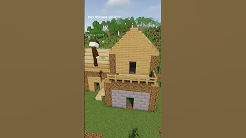 Starter house Minecraft build #minecraft #minecraftbuilding #minecrafttutorial #build tutorial