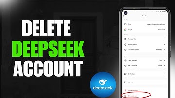 Delete DEEPSEEK Ai Account in 2025 (Clear Chats History)