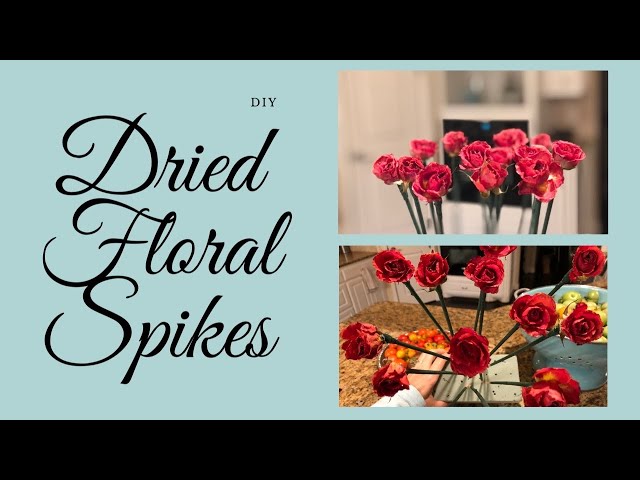 How To Attach Stems to Dried Flowers 