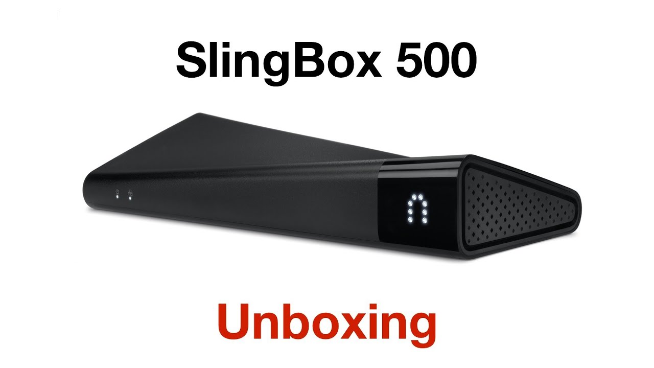 SlingBox 500 unboxing