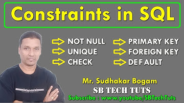 Constraints in SQL | SQL Integrity Constraints | Types of Constraints in SQL | DBMS | Telugu