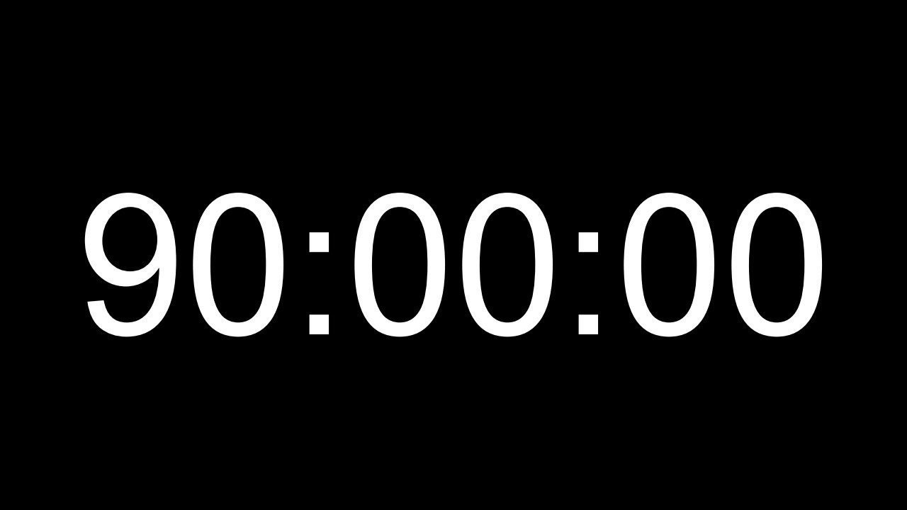 90 Hour Timer 90 Hour Timer - YouTube