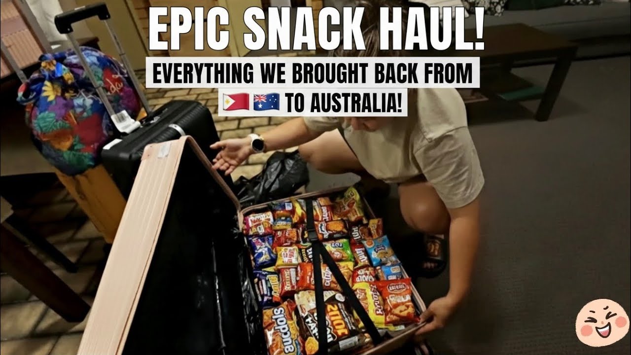 EPIC Filipino Snack Haul! 🇵🇭 To 🇦🇺