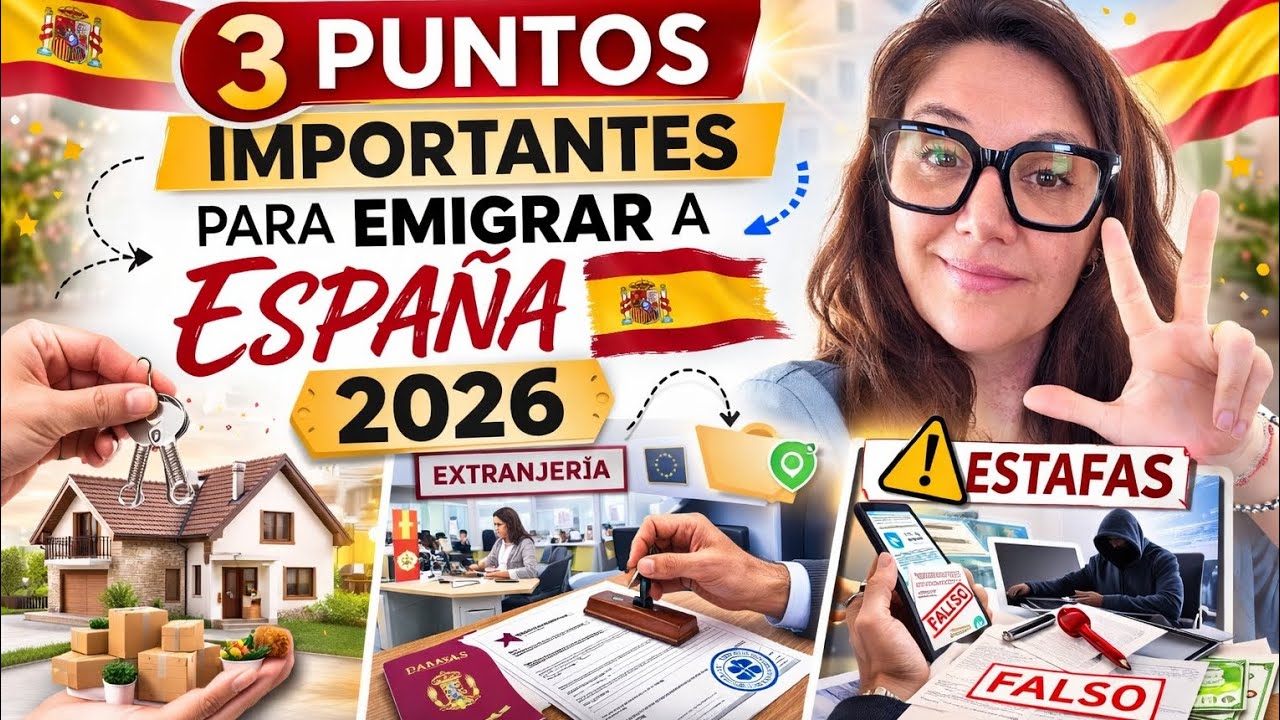 3 PUNTOS IMPORTANTES SI ELEGIS EMIGRAR A ESPAÑA. 🇪🇸🏠⚖️‼️