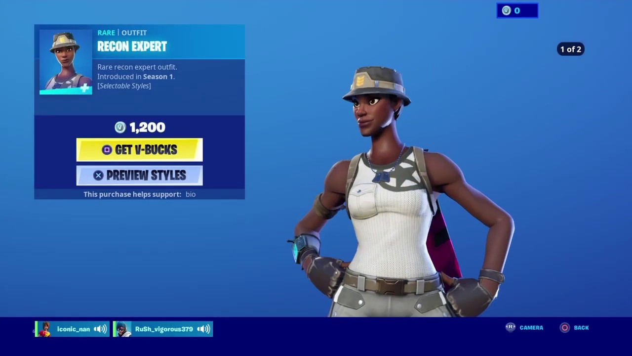 RECON EXPERT IS BACK (item shop video)