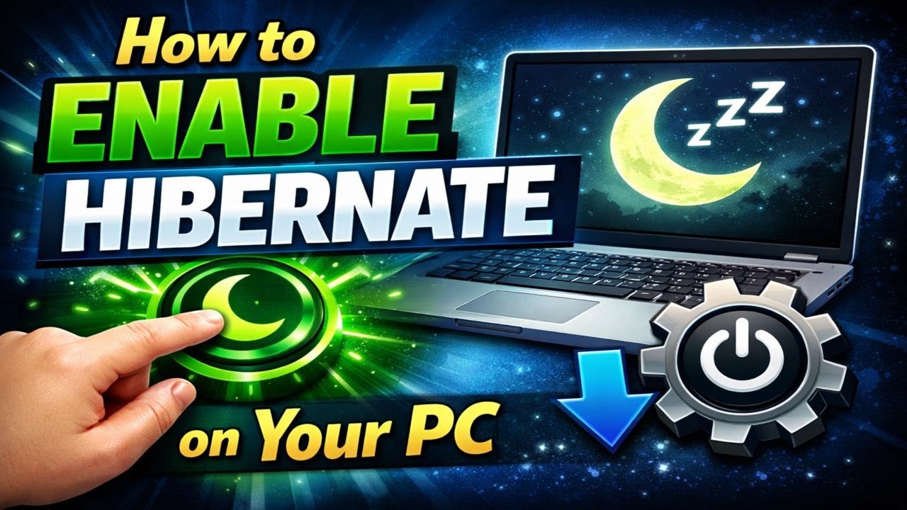 How to Enable Hibernate on Windows 10 & 11 | Fix Missing Hibernate Option