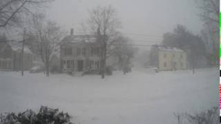 Time Lapse of the 2/9/17 Blizzard from Newburyport MA