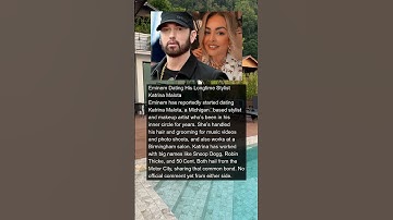 Eminem Smitten With His Stylist | #news #shorts