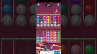 Game:Ball Sort iq Puzzle gameplay level 428 Up ❤️