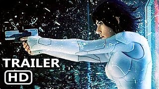 GHOST IN THE SHELL - All Trailers (2017) Scarlett Johansson Action Movie HD