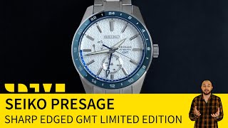 Юбилейные и лимитированные часы SEIKO Presage Sharp Edged GMT 140th Anniversary Limited Edition