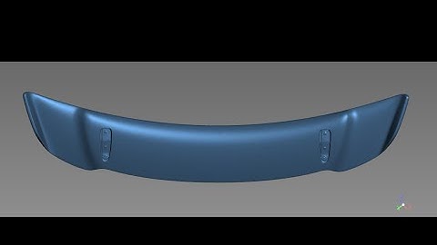 Scan of PorscheTurbo wing with Simscan