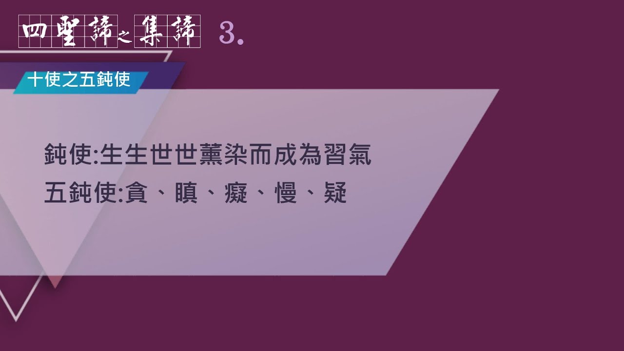 四聖諦之集諦 3 見仁法師開示 Youtube