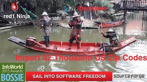 Free US Zip Codes into ERP Database