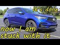 An unforeseen problem prevents me from selling my completed acura rdx rebuild