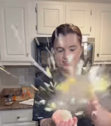 Egg explosion after microwave 😱 #fy #fyp #funny #foryou #comedy #fail ...