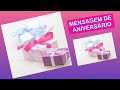 Mensagem de Aniversário com Bolo Birthday Message with Cake