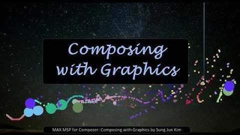 MAX MSP for Composer 020 Composing with Graphics