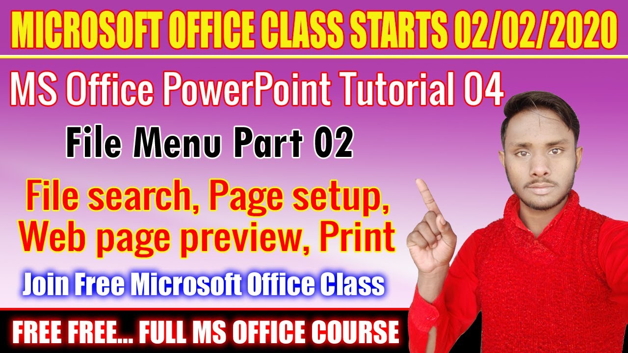 MS powerpoint tutorial 04 || file menu part 2 || in hindi || by dev bind || technical dev