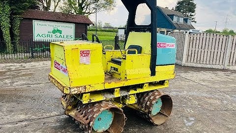 RAMMAX 2900-HF DOUBLE DRUM TRENCH ROLLER C/W KUBOTA ENGINE