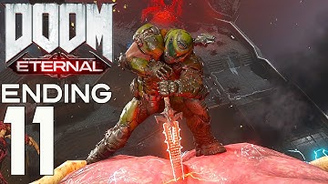 DOOM ETERNAL - Gameplay Walkthrough - Part 11 Ending No Commentary
