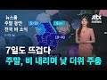 [날씨] 7일도 뜨겁다…주말엔 비 내리며 낮 더위 주춤 / JTBC 뉴스룸