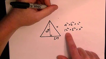 Most Missed GED Math Test Problem - Finding Hypotenuse using Pythagoras