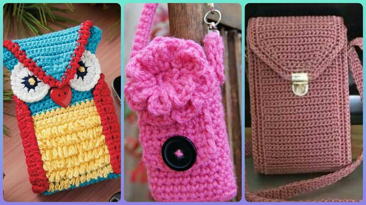 Top Stylish Mobile cover\Pouch Crochet Patterns - Best Handknitted ...