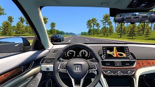 2021 Honda Accord | New York to Boston | American Truck Simulator Car Mod | Steering Wheel Gameplay