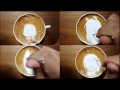 #本日の暇カプチーノ、『繰繰れ!コックリさん』。ラテアート latteart KOKKURI-SAN