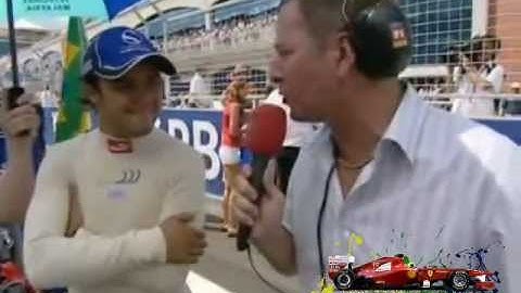 Felipe Massa interview on the grid in Turkey, 2005