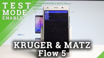 How to Enter Factory Mode on KRUGER & MATZ Flow 5 - Hardware Test Mode |HardReset.Info