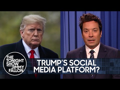 Trump Teases New Social Media Platform and Abandons Private Jet | The Tonight Show