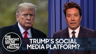 Trump Teases New Social Media Platform and Abandons Private Jet | The Tonight Show