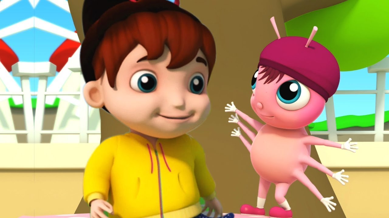 Little Miss Muffet | 3D Animated Kids Songs | English Nursery