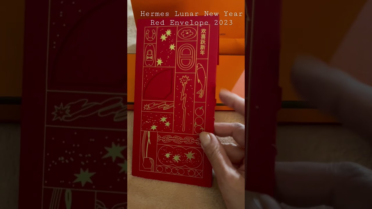 Hermes Lunar New Year Red Envelope 2023 Year of the Rabbit 