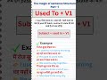 Learn English Grammar Easily | Hindi to English Practice|Used To + V1 | Daily use English sentences