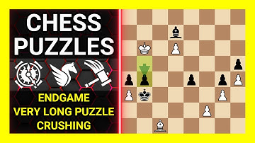 Chess Puzzles to Practice. Themes: Endgame, Very long puzzle, Crushing. Learn Chess