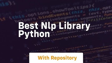 best nlp library python