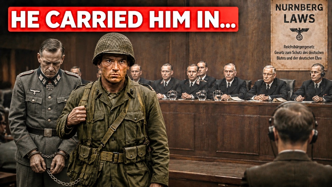 Jewish Soldier Carried Nazi 's Officer into Court Himself — Nuremberg Laws
