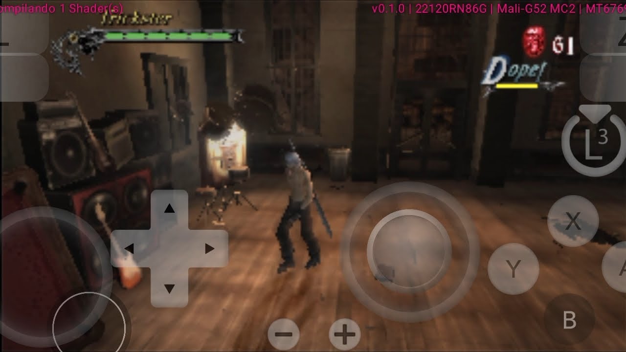 Devil May Cry 3 Special Edition Eden Emulator Mediatek Helio G85 Redmi 12C Low Graphics Gameplay