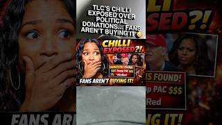 Famous TLC’s Chilli EXPOSED Over Political Donations… Fans Aren’t Buying It 😳#tlc #chili Wealth