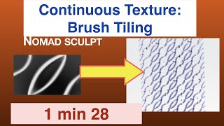 Part 2: How to change brush settings for continuous brush | Nomad Sculpt