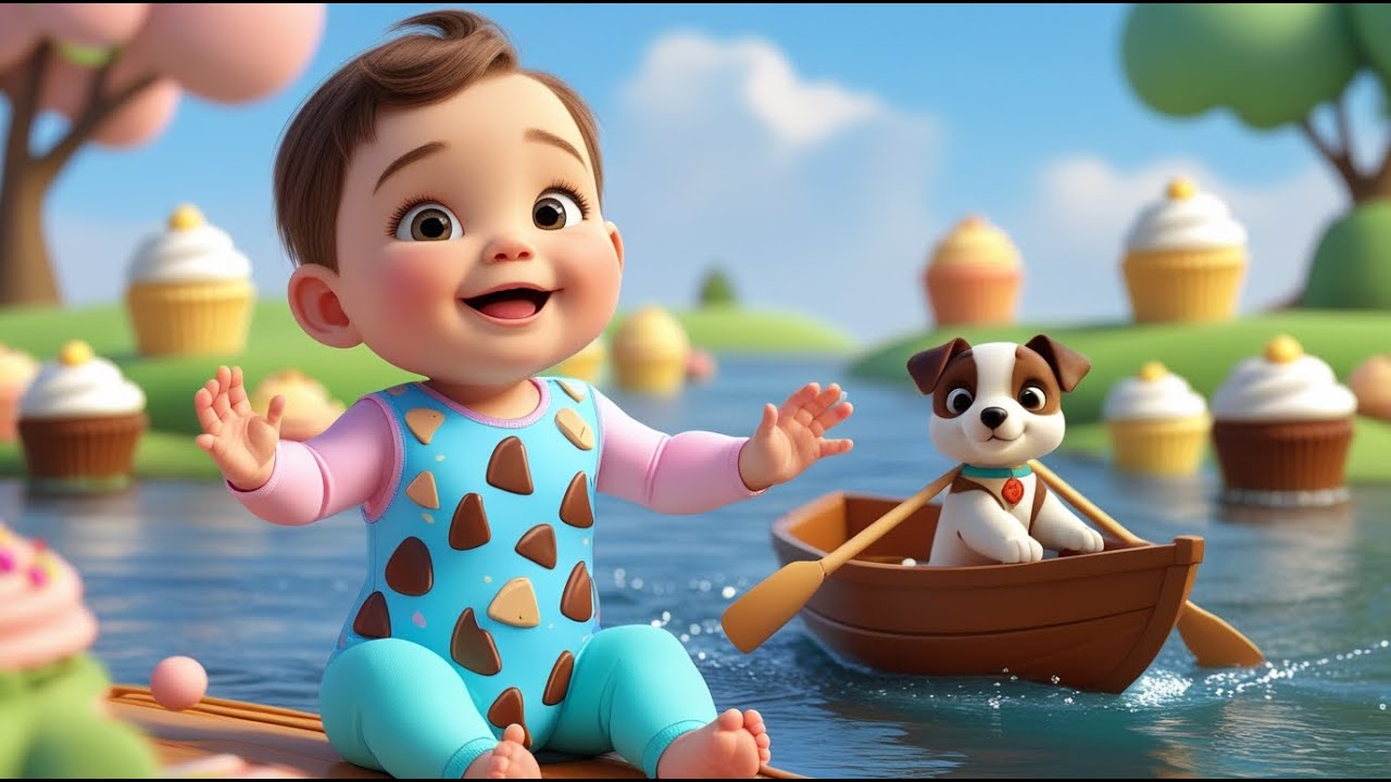Row Row Boat — In a Chocolate River! + More | Kids Rhymes in English