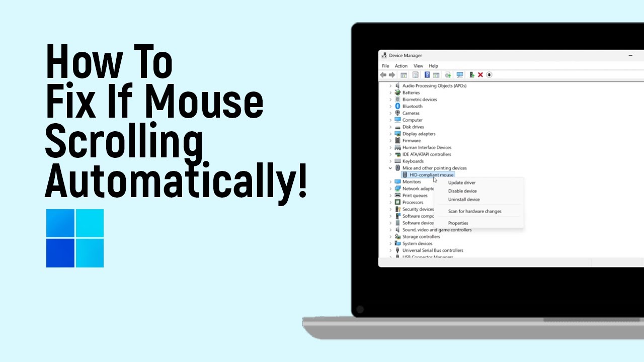 How to Fix If Mouse Scrolling Automatically on Windows 11 [easy] - YouTube
