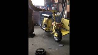 Lambretta TS1 225 first start up.