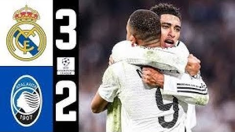 Real Madrid vs Atalanta 3-2 Highlights