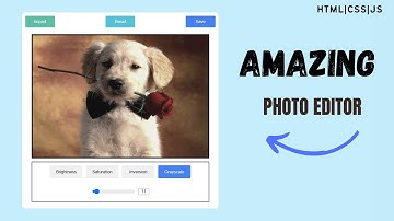 Create Your Own Photo Editor with Just HTML, CSS, and JavaScript | Tool Creation