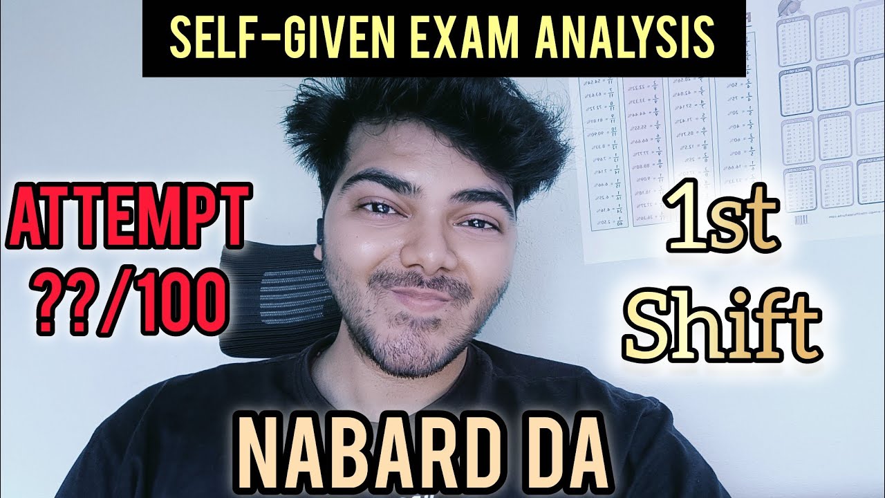 NABARD DA | Self-given Exam Analysis | 1st Shift |