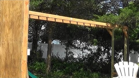 Swing set platform Series, part 3, Monkey bar